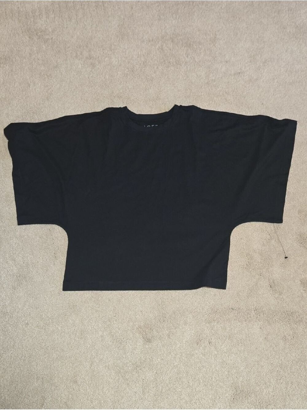 LOFT Black Crewneck Tee